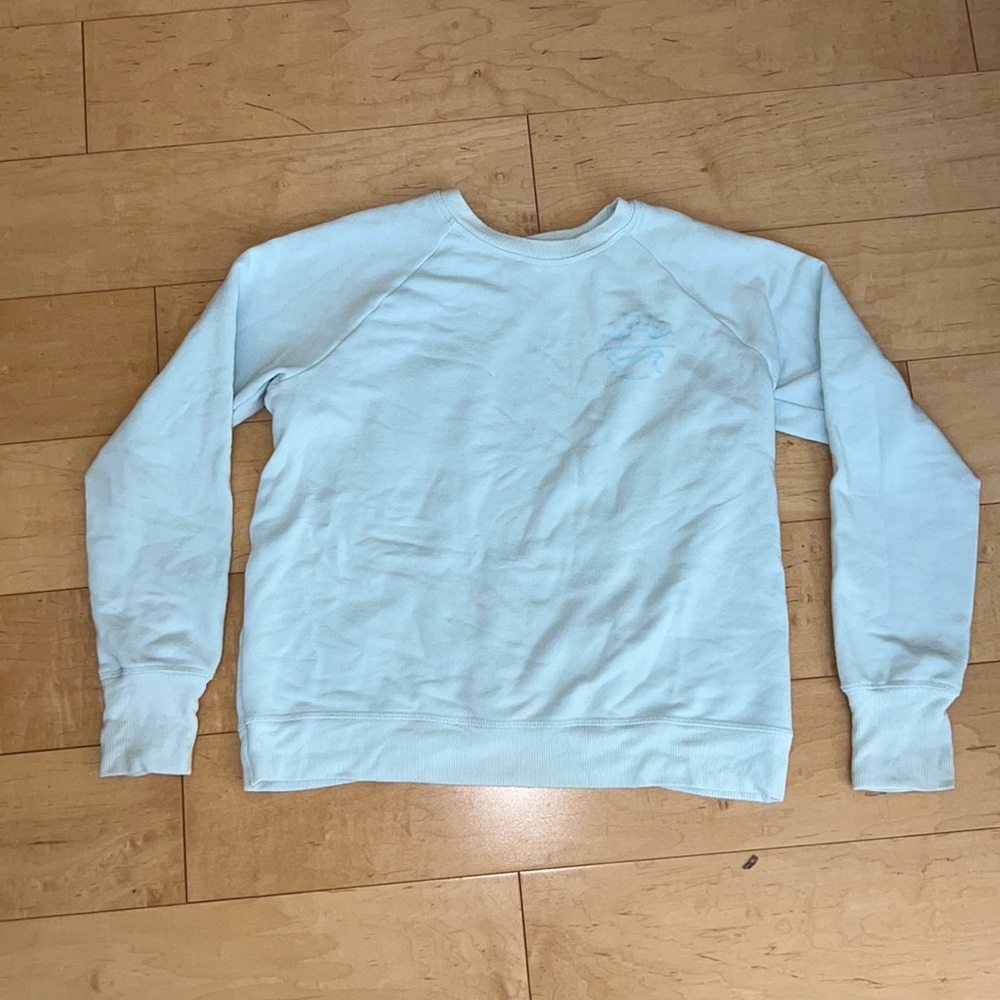 Athleta Girl crew neck sweater with wave -size large/12